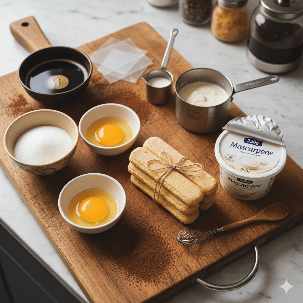 Main trempant rapidement un biscuit à la cuillère dans une assiette de café noir