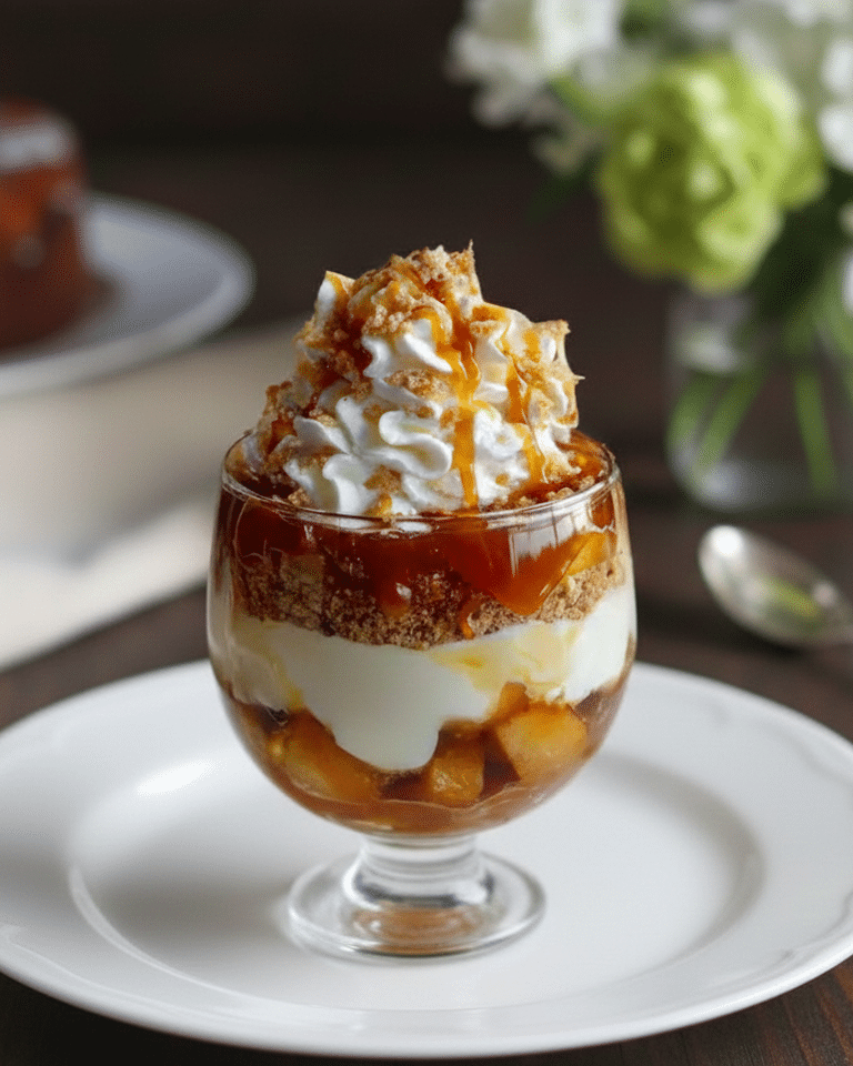 Caramel ambré lisse coulant d'une cuillère dans une casserole
