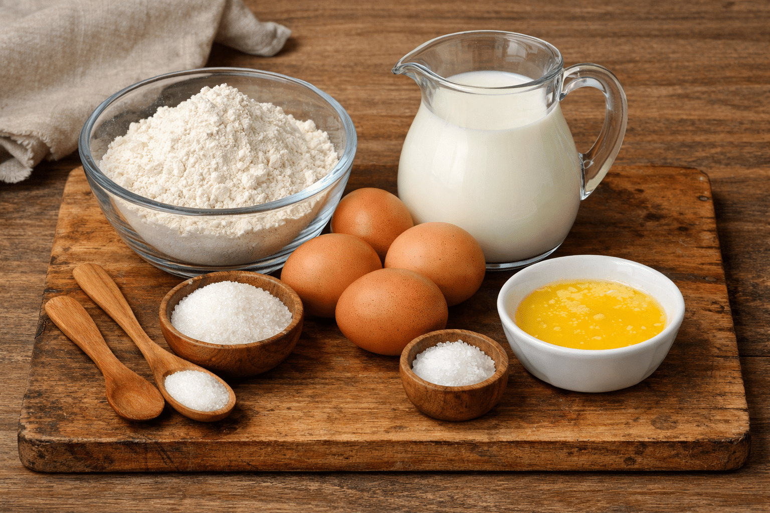 La Liste des Ingrédients :Pâte à Crêpes — Recette Inratable : Le Secret de la LégèretéLe Guide de