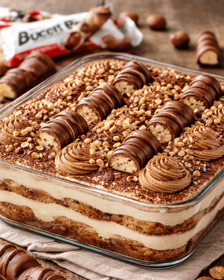 Tiramisu façon Kinder Bueno : L'Extase de la Noisette et du Chocolat