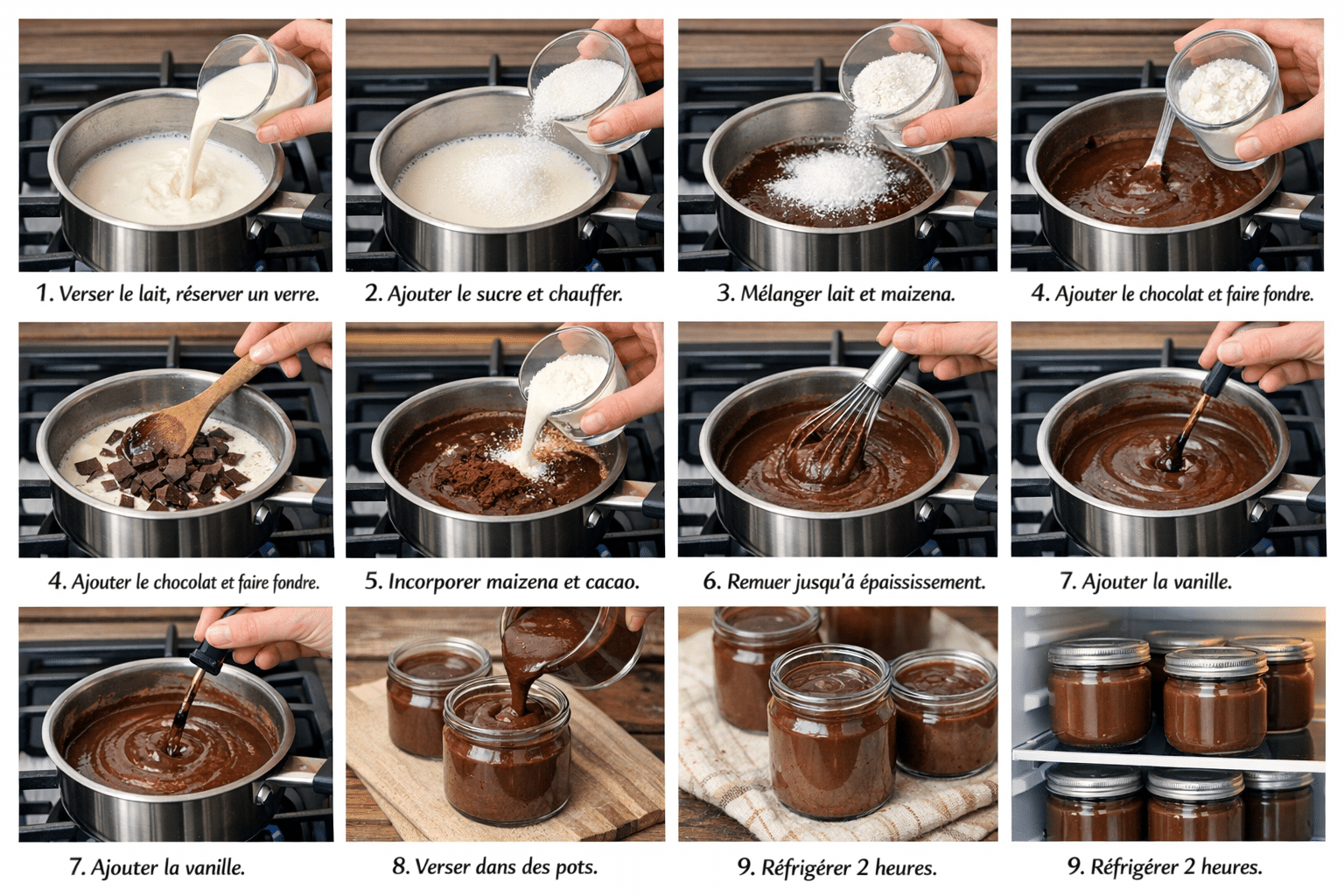 Le Guide de Préparation Étape par Étape Crème au Chocolat 