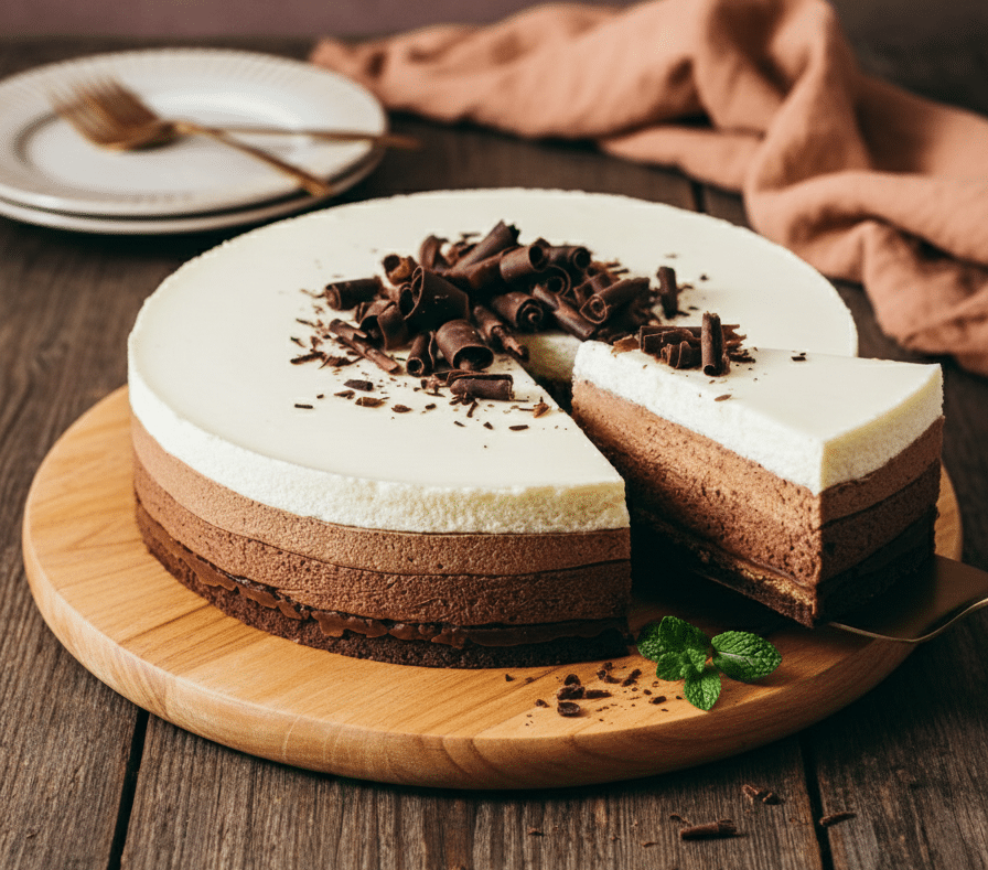 Pourquoi vous allez adorer ce Gâteau Mousse aux Trois Chocolats