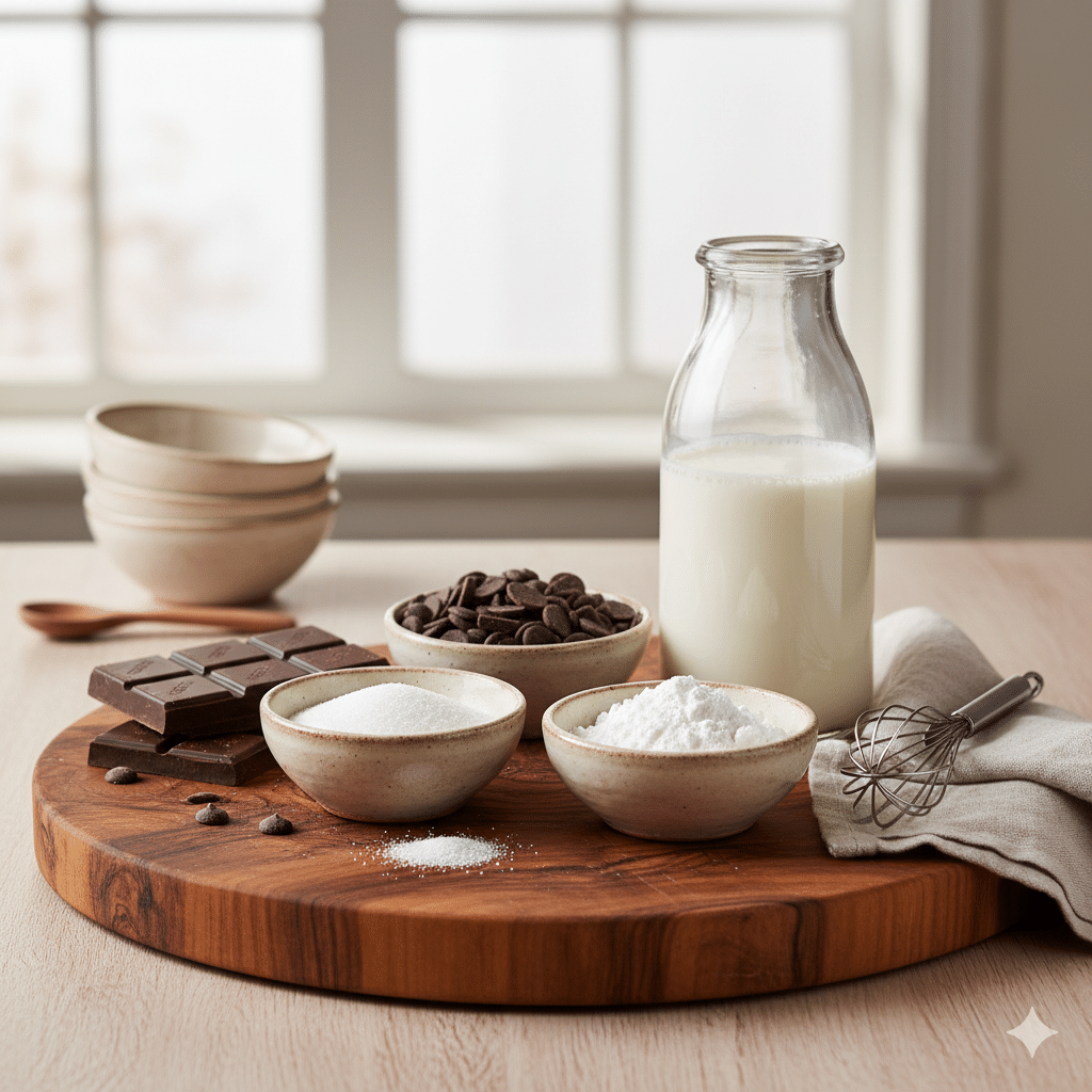 La Liste des Ingrédients : Crème au Chocolat