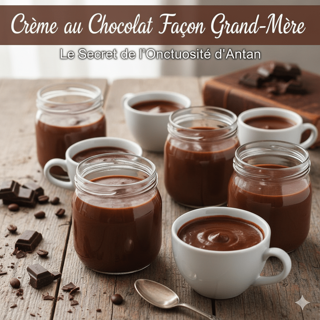 Crème au Chocolat Façon Grand-Mère :