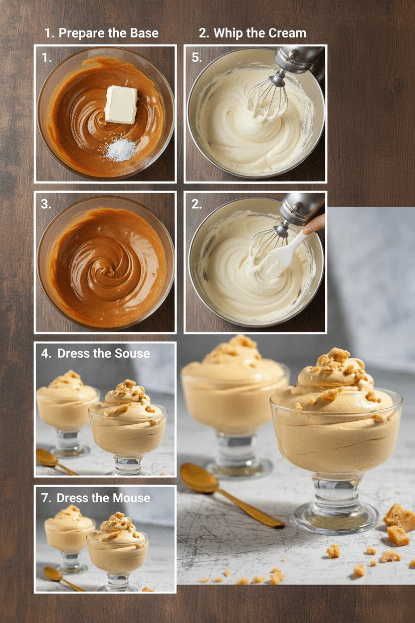 Le Guide de Préparation Étape par Étape: Mousse au Dulce de Leche