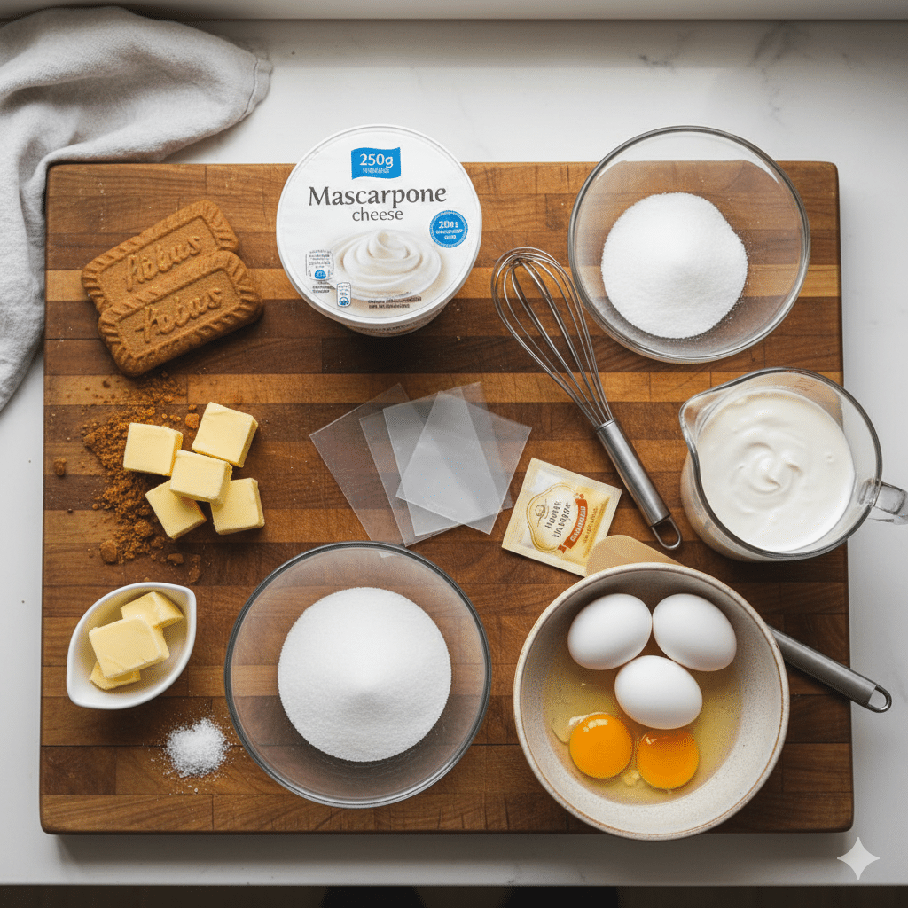 La Liste des Ingrédients : gâteau mousse speculoos