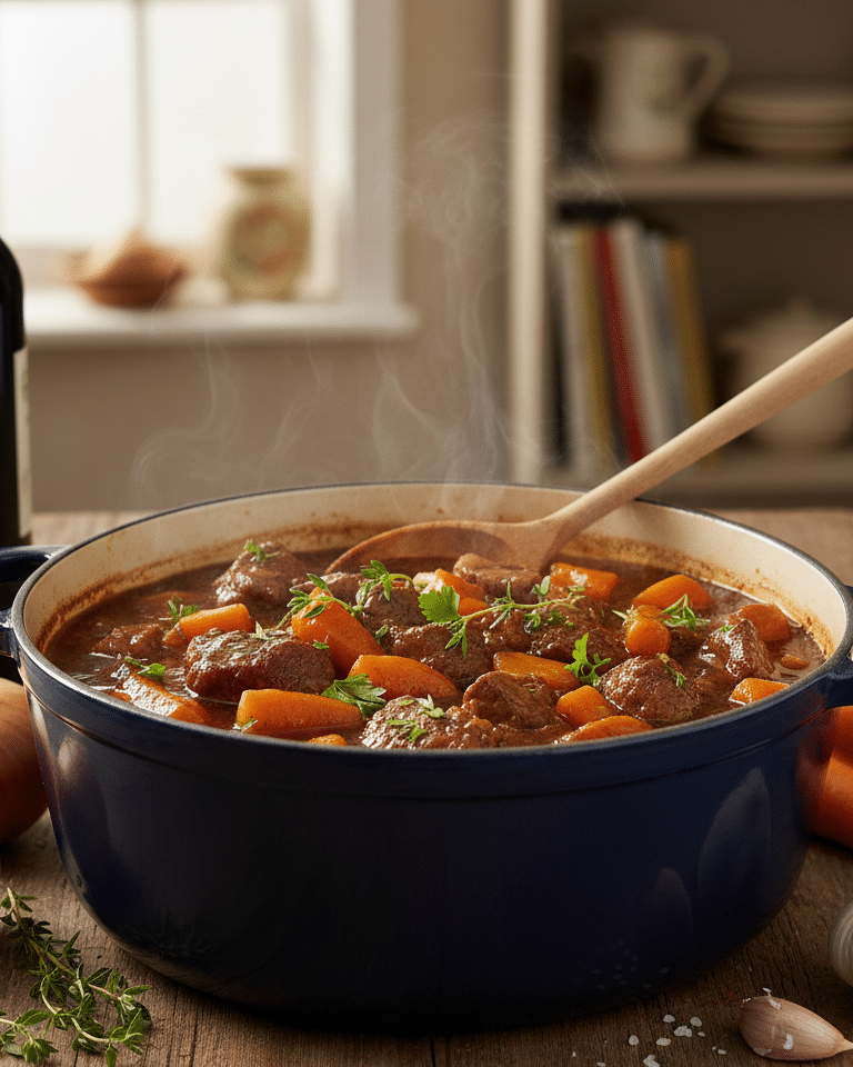 Bœuf Carottes Mijoté à l’Ancienne