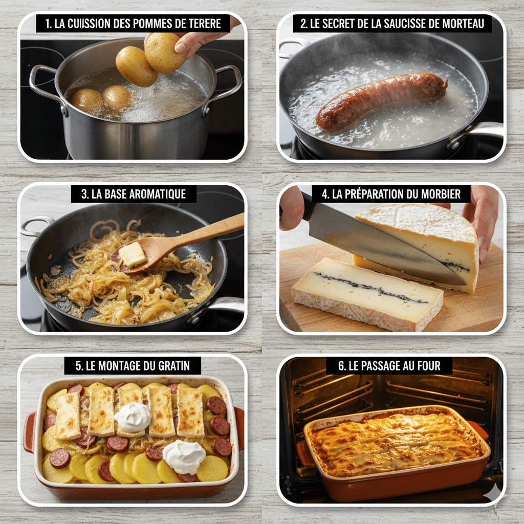 Le Guide de Préparation Étape par Étape: Morbiflette de Franche-Comté