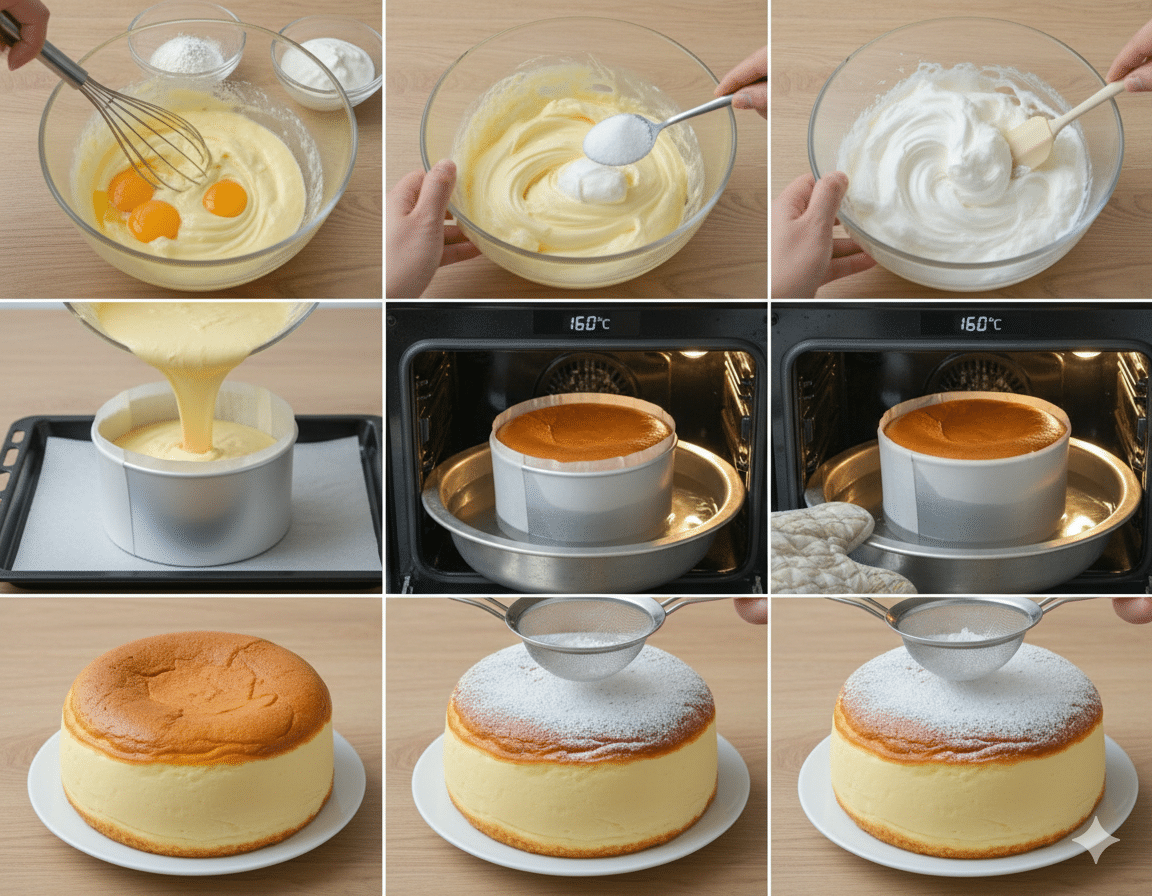 Le Guide de Préparation Étape par Étape: Gâteau Nuage au Yaourt