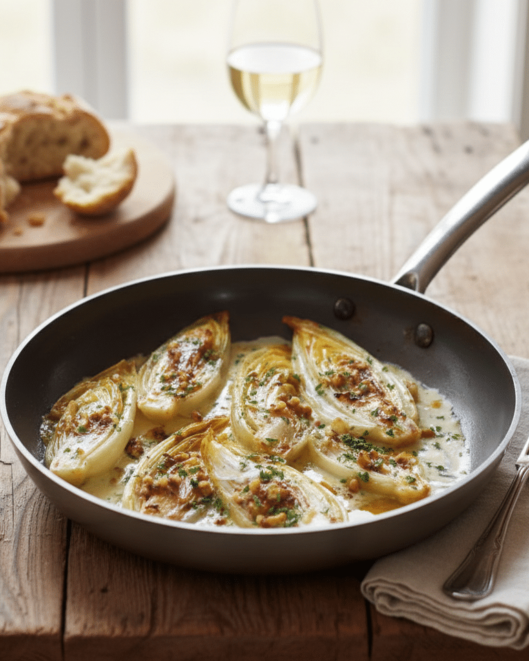 Endives Sautées à la Crème : Le Secret pour Réconcilier tout le monde avec ce Légume