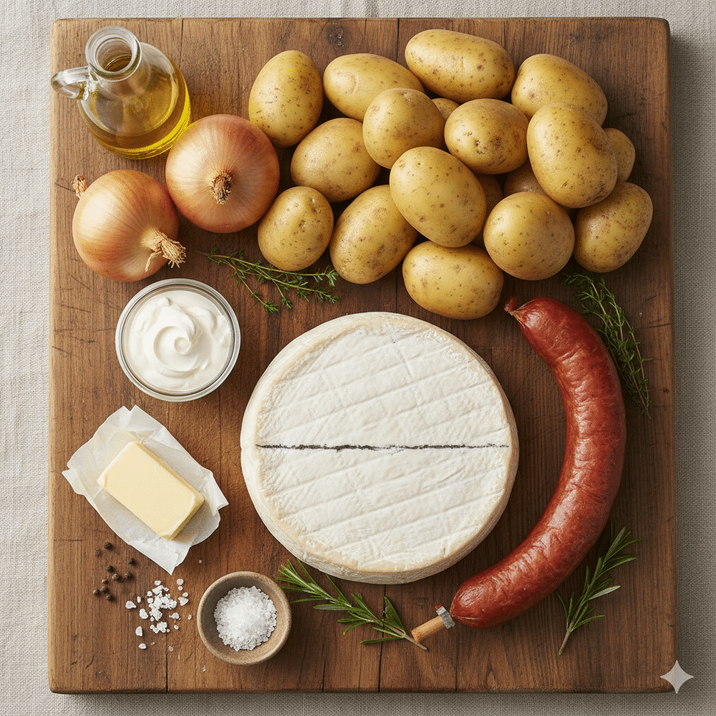 La Liste des Ingrédients : MMorbiflette de Franche-Comté