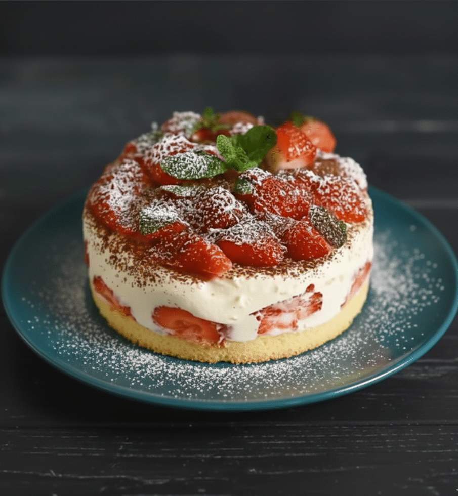 Charlotte aux Fraises Façon Tiramisu Classiques
