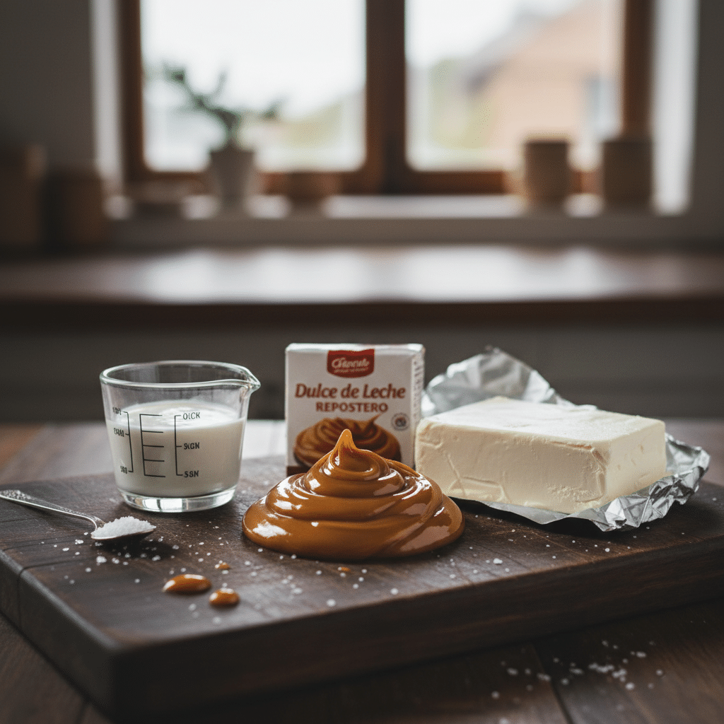 La Liste des Ingrédients : Mousse au Dulce de Leche