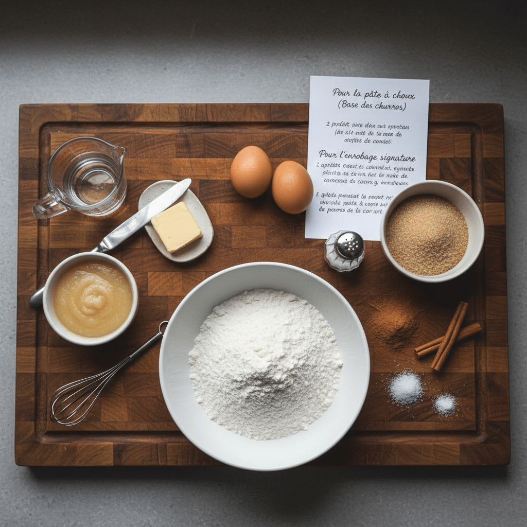 La Liste des Ingrédients : Churros à l’Air Fryer