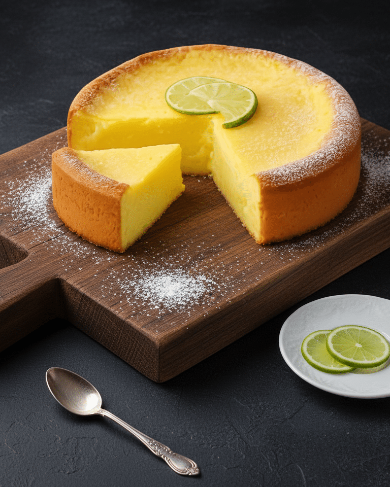 Gâteau au citron crémeux prêt en 5 minutes