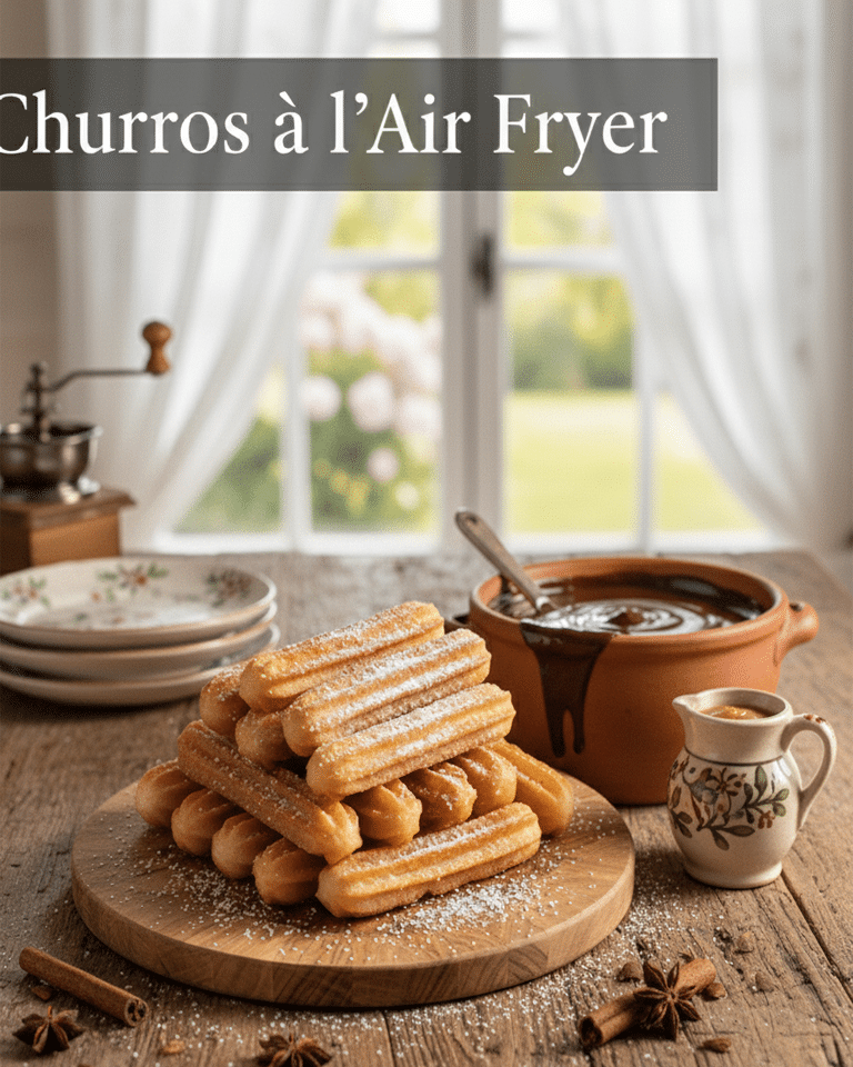 Churros à l’Air Fryer : La Recette Croustillante (Presque) Sans Matière Grasse