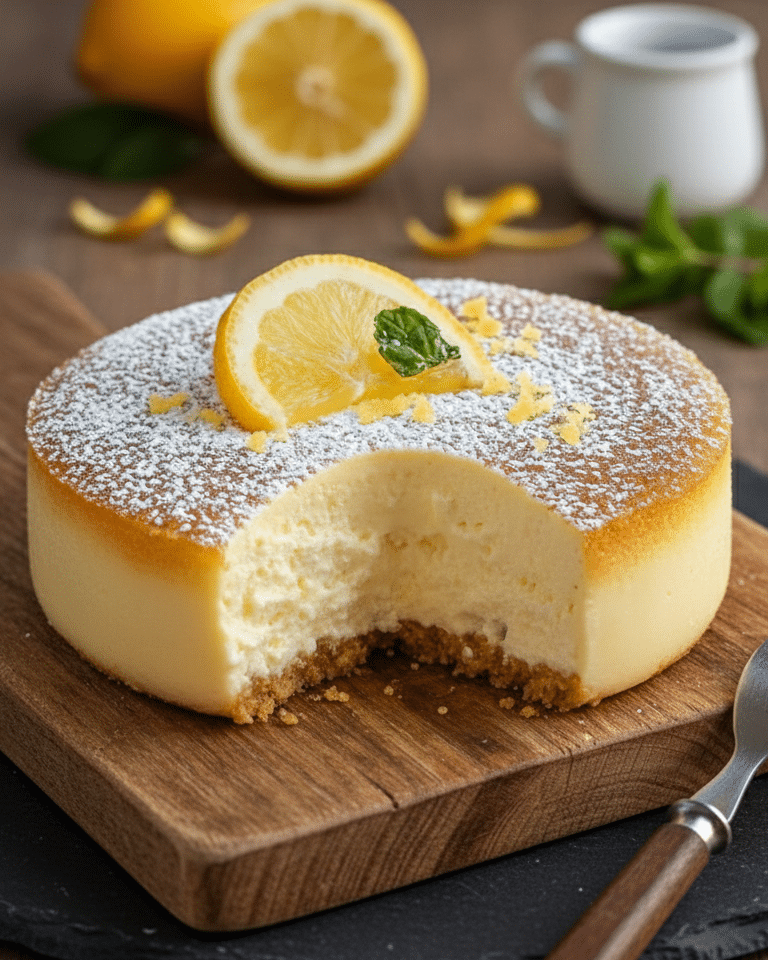 Fondant Citron Mascarpone: Cheesecake Nuage au Citron