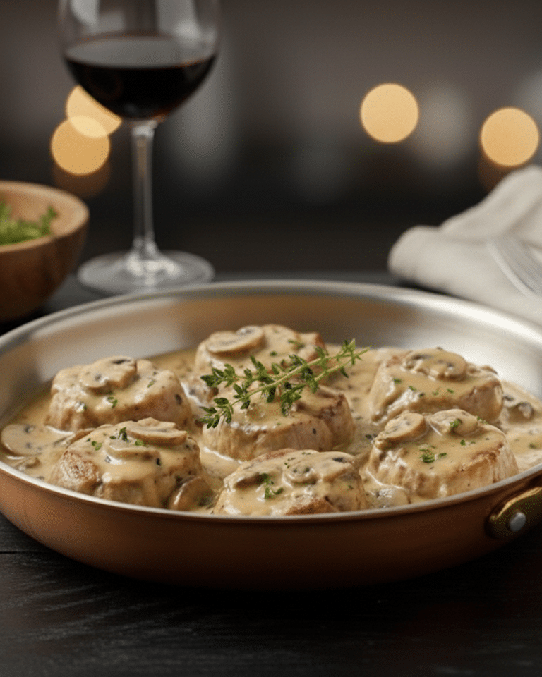 Filet Mignon de Porc au Cidre et Champignons : L’Élégance du Terroir