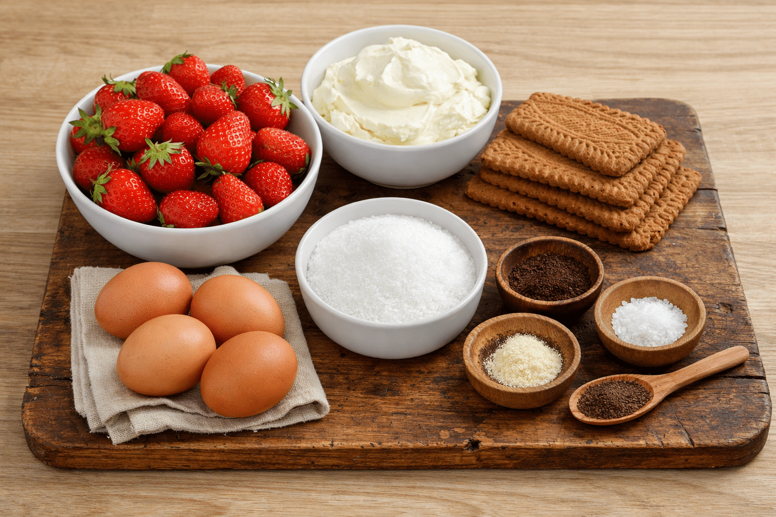 La Liste des Ingrédients : Tiramisu fraise et spéculoos en verrines