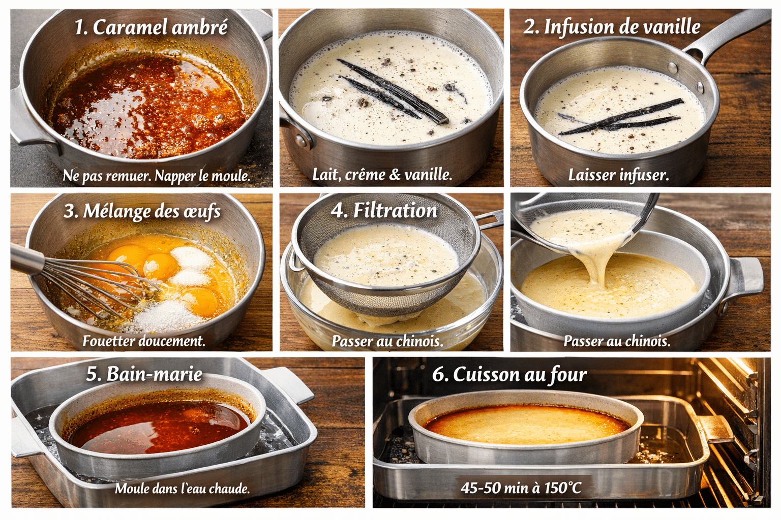 Étape par Étape: Flan aux œufs crémeux de Cyril Lignac