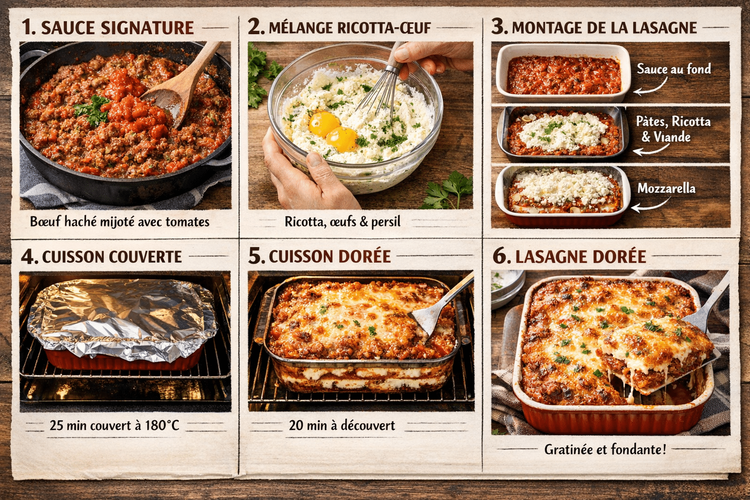 Étape par Étape: La Lasagne Classique
