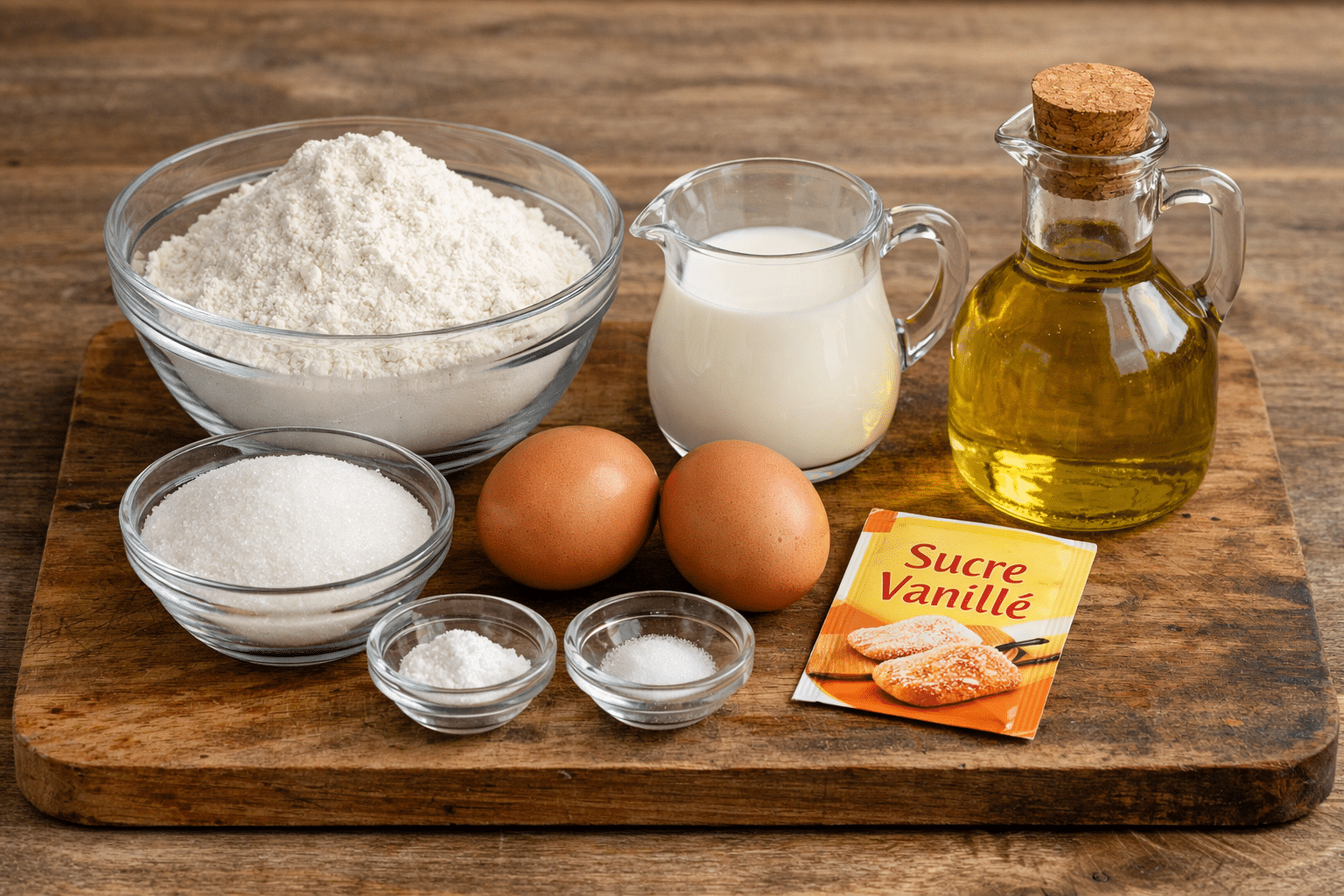 La Liste des Ingrédients : Pâte à beignets : Le Plaisir Croustillant en quelques minutes