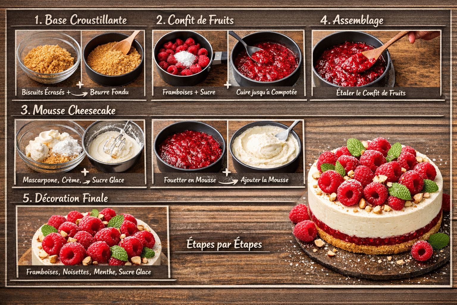 Étape par Étape: Recette Mousse à la Framboise