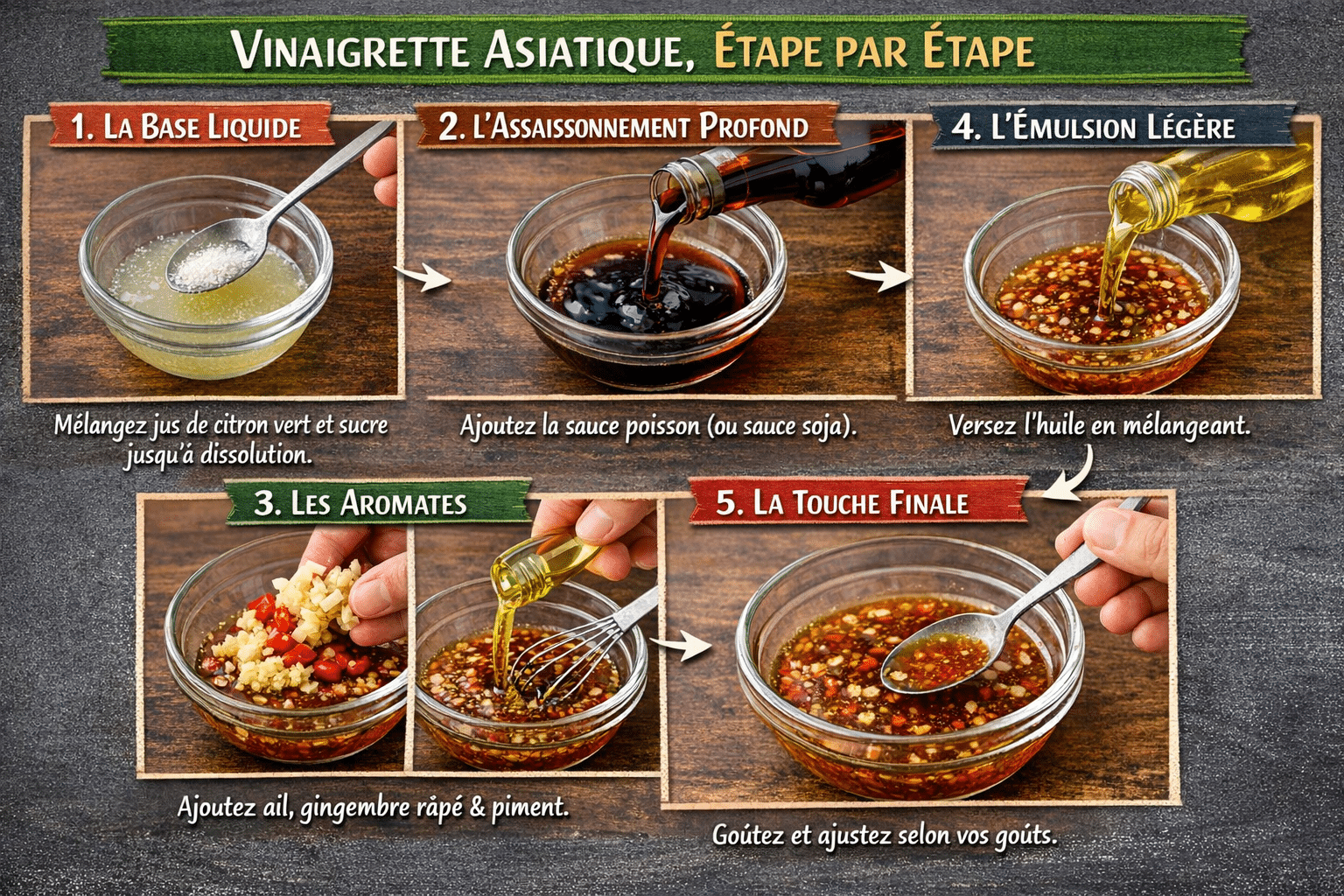 Étape par Étape: Recette Vinaigrette Thaïlandaise Maison