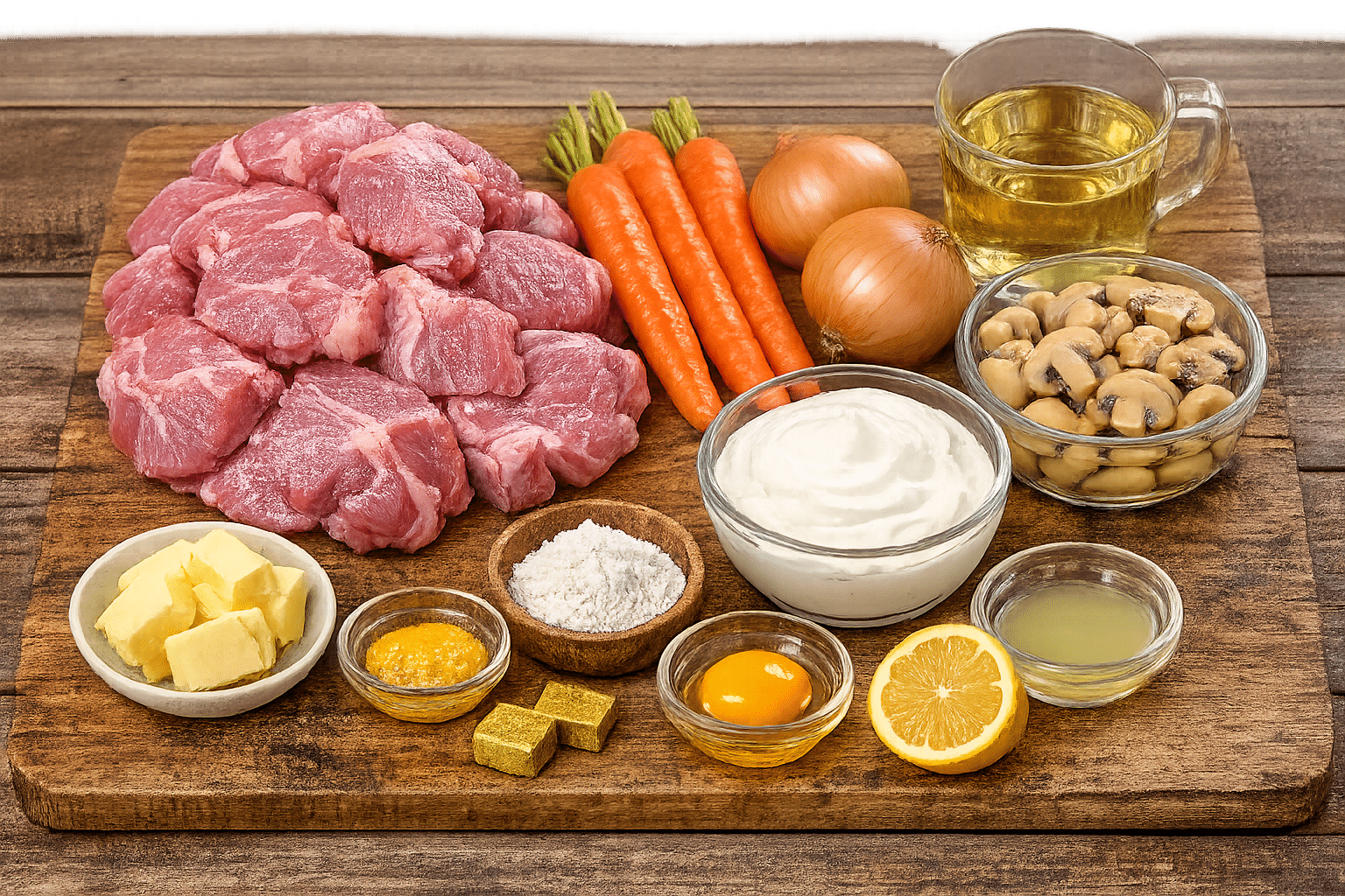 La Liste des Ingrédients : Recette de la Blanquette de Veau La Liste des Ingrédients : Recette de la Blanquette de Veau