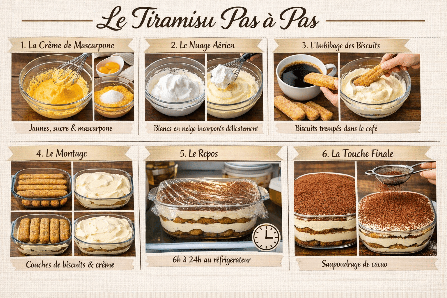 Étape par Étape: Recette Tiramisu Classique : Le Secret de l'Onctuosité Italienne