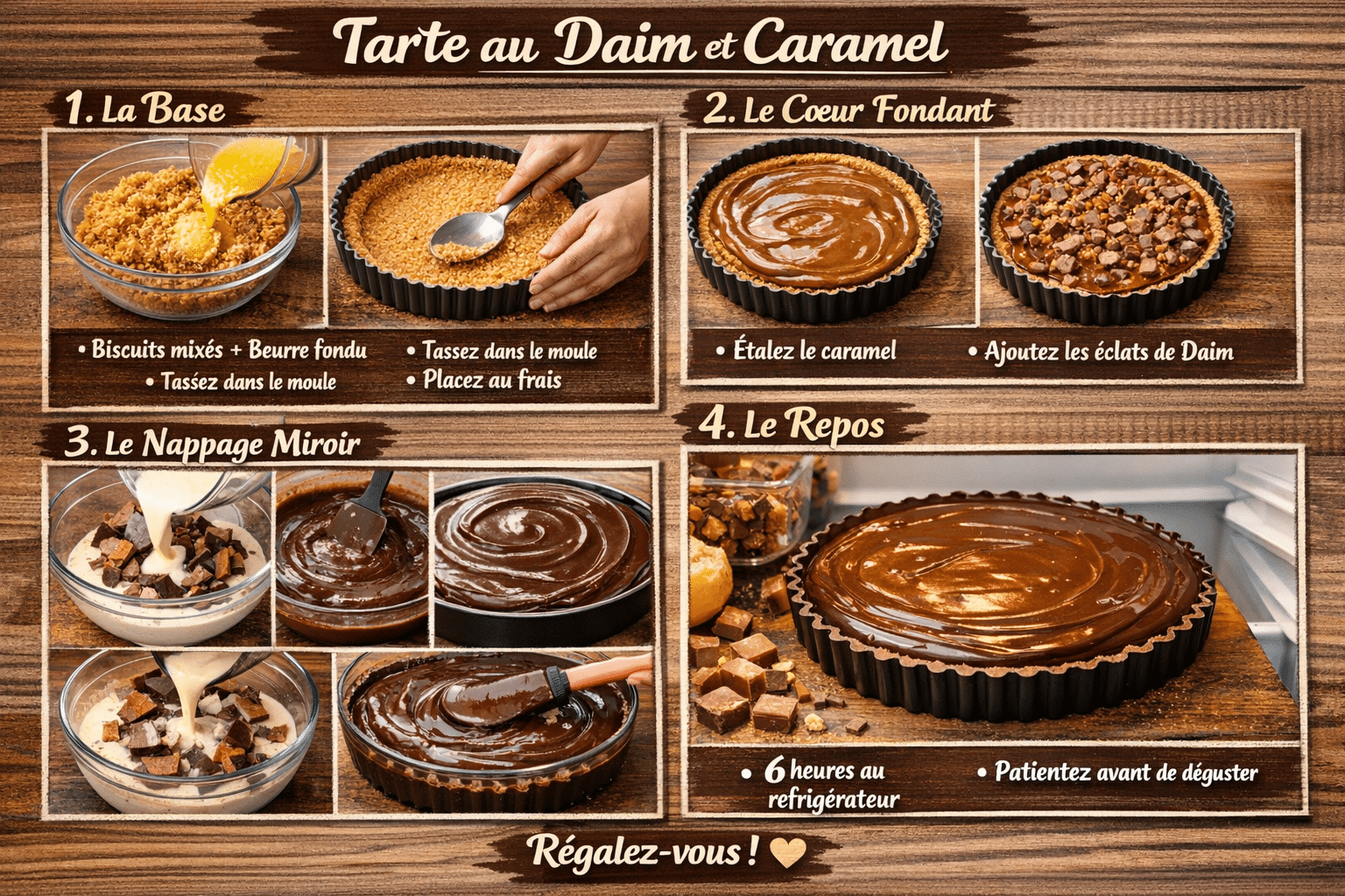 Étape par Étape: La Recette de la Tarte au Daim