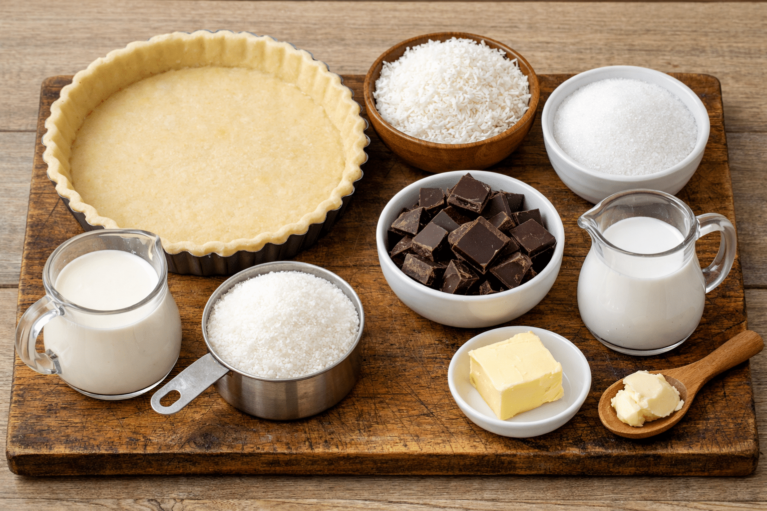 La Liste des Ingrédients : tarte coco façon Bounty La Liste des Ingrédients : tarte coco façon Bounty