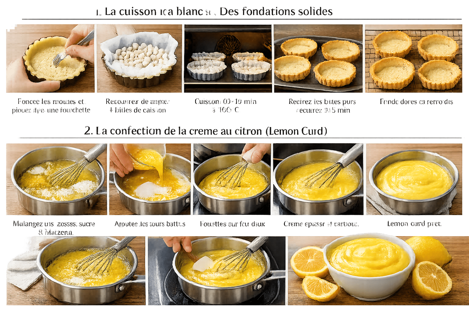  La confection de la crème au citron (Lemon Curd)