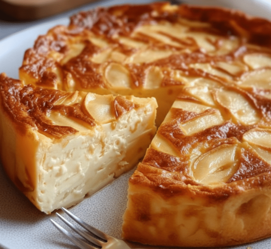 Flan léger pommes et yaourt maison Recette Facile