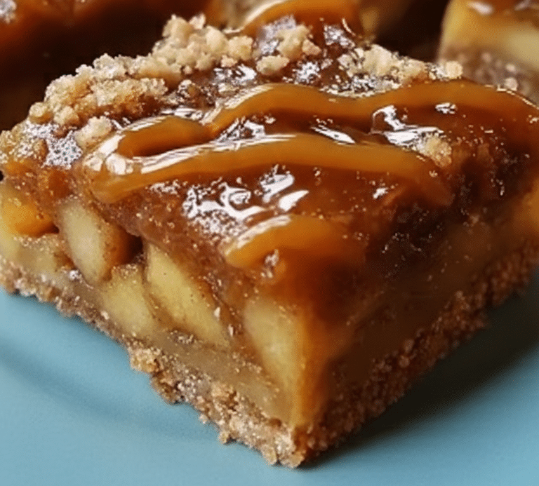 Recette Barres aux Pommes Caramélisées Salées