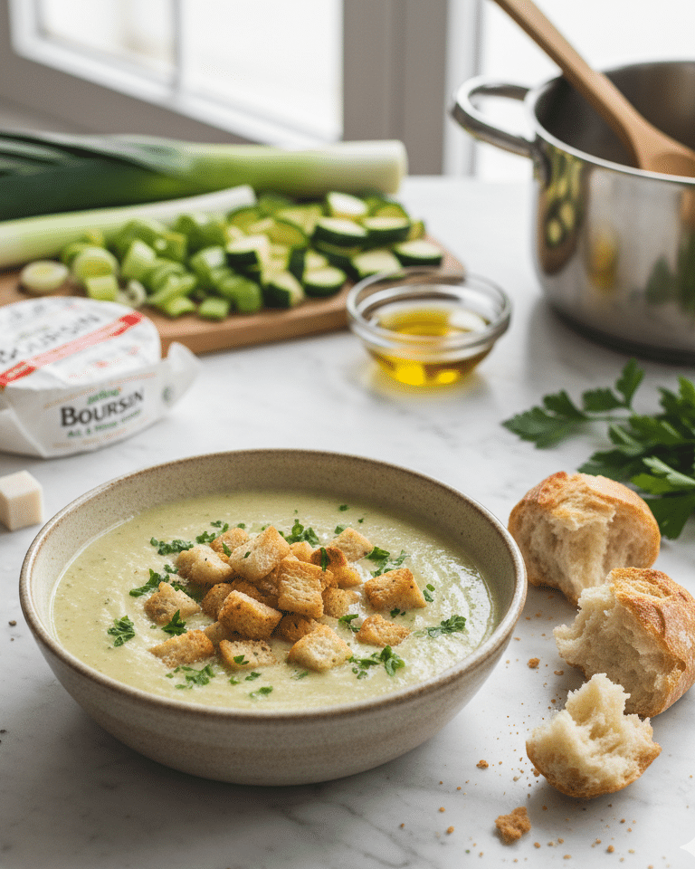 Soupe de Poireaux au Boursin : L'Onctuosité Absolue en un Bol