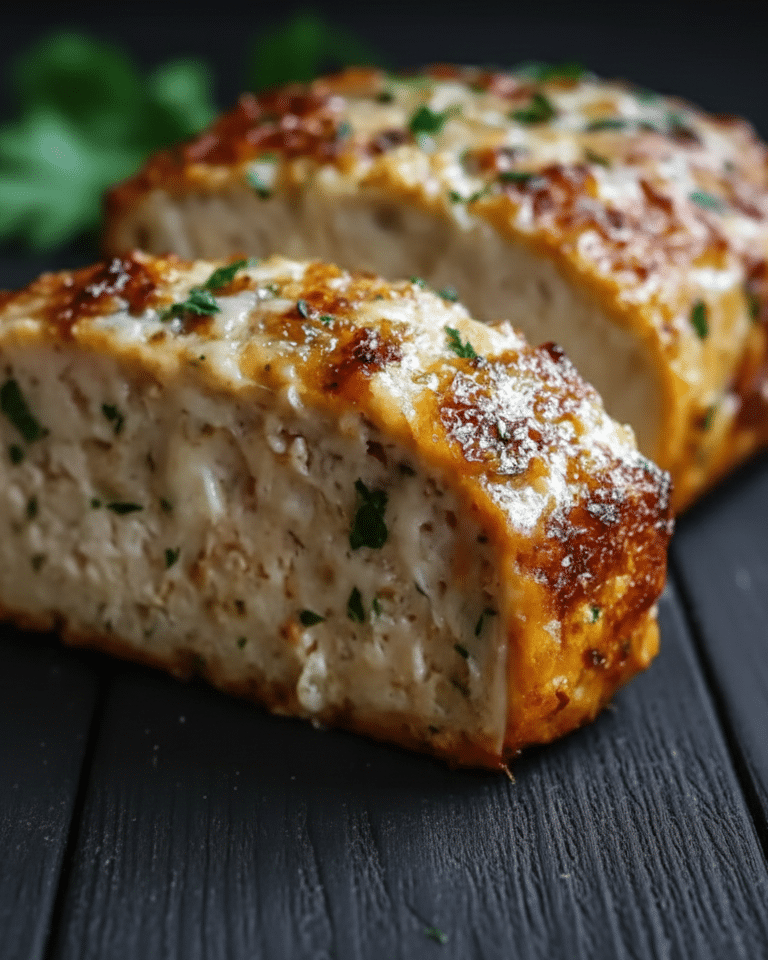 Pain de Poulet à l’Ail et Parmesan : La Recette Juteuse et Dorée dont Tout le Monde Parle