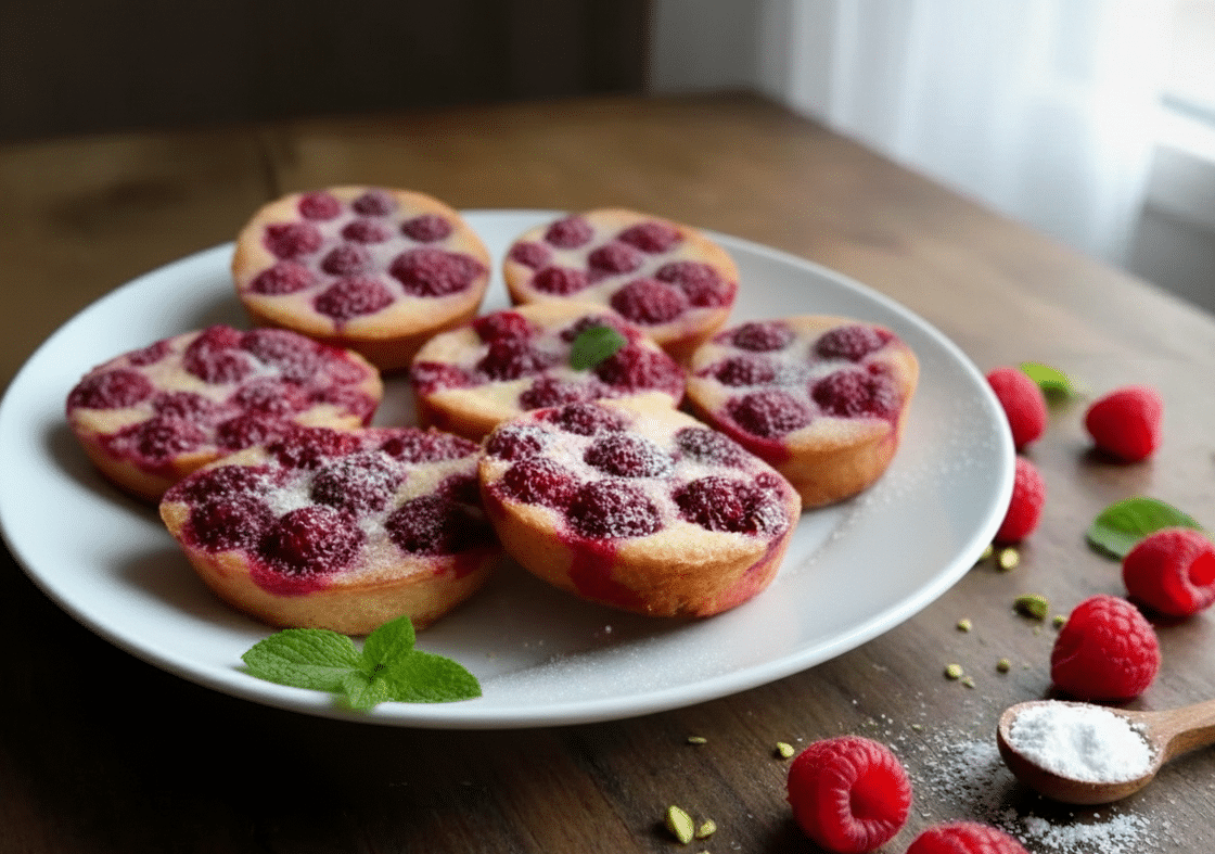 Recette Tartelettes Moelleuses aux Framboises et Amandes Ultra Facile