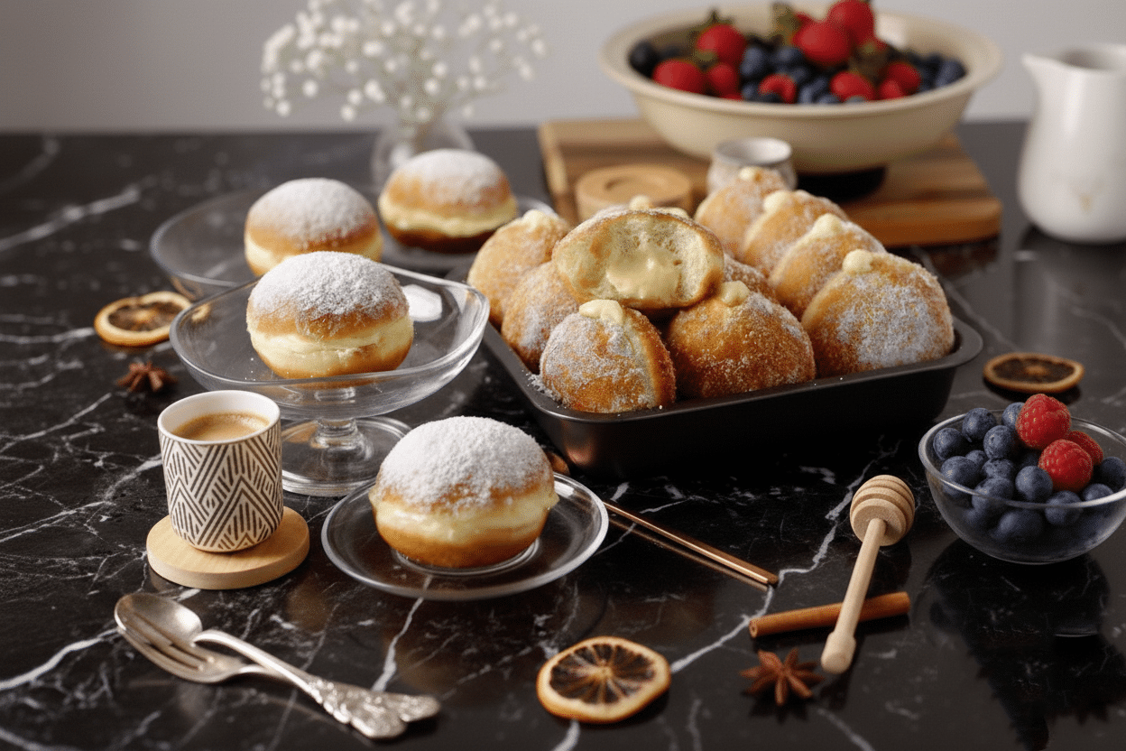 Recette boules de Berlin, beignets extra moelleux Recette Facile
