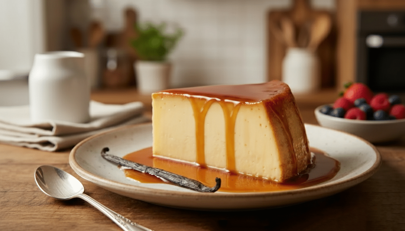 Flan aux œufs crémeux de Cyril Lignac