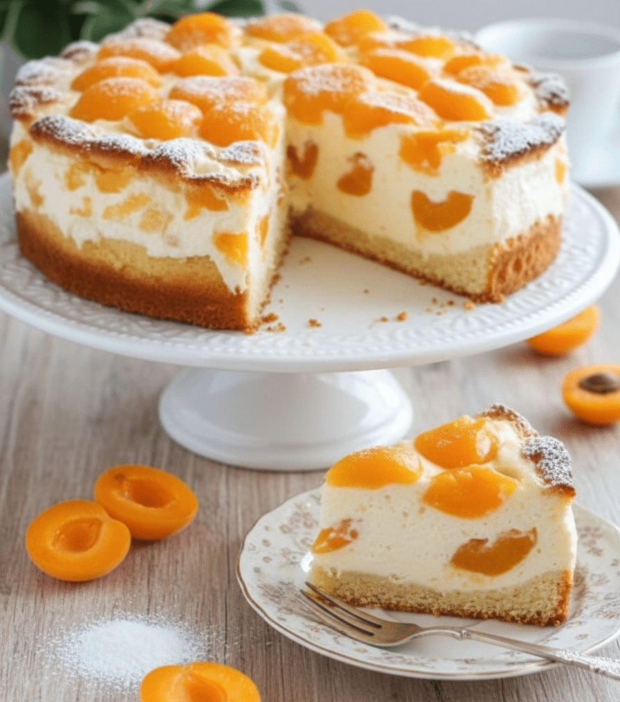 Gâteau aux Abricots et à la Crème : Le Moelleux Irrésistible Gâteau aux Abricots et à la Crème : Le Moelleux Irrésistible