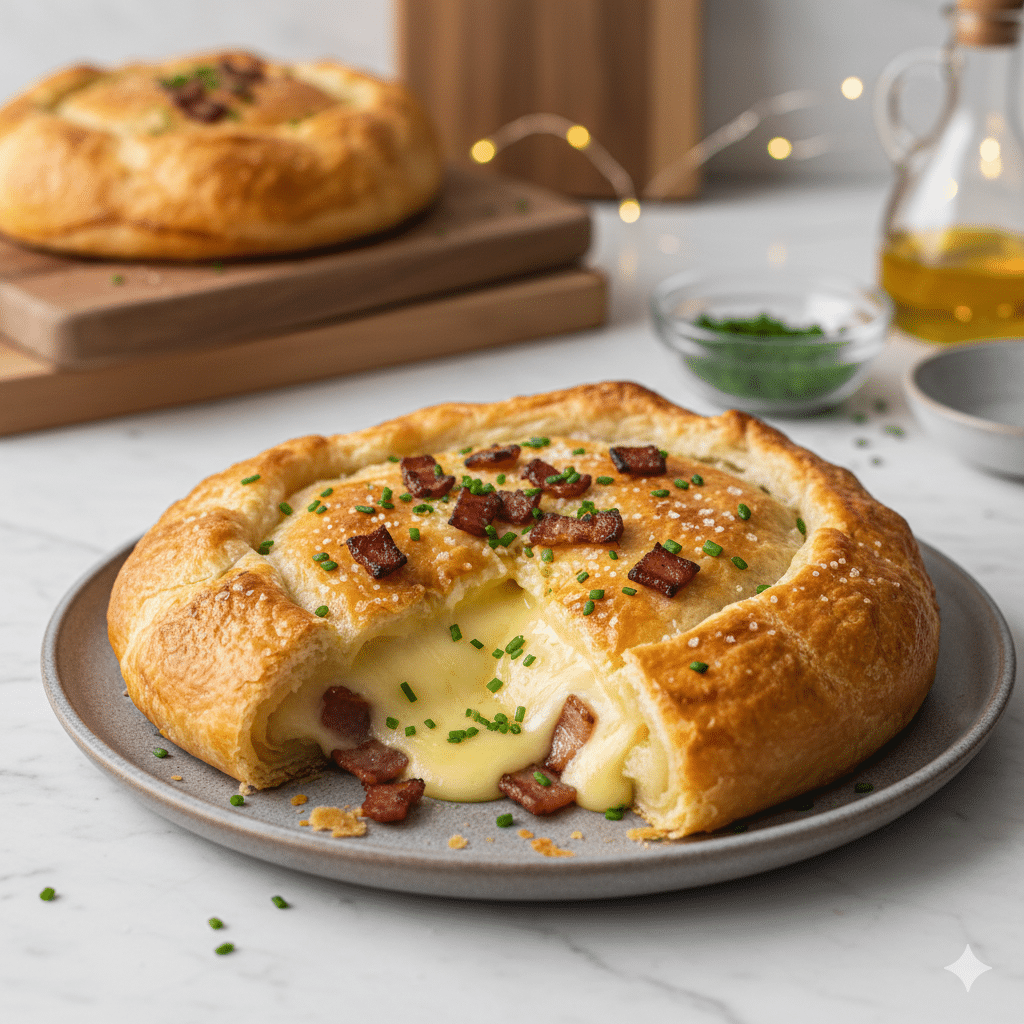 Feuilleté au Camembert et Lardons Feuilleté au Camembert et Lardons
