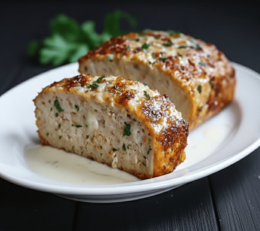 Pain de Poulet à l’Ail et Parmesan