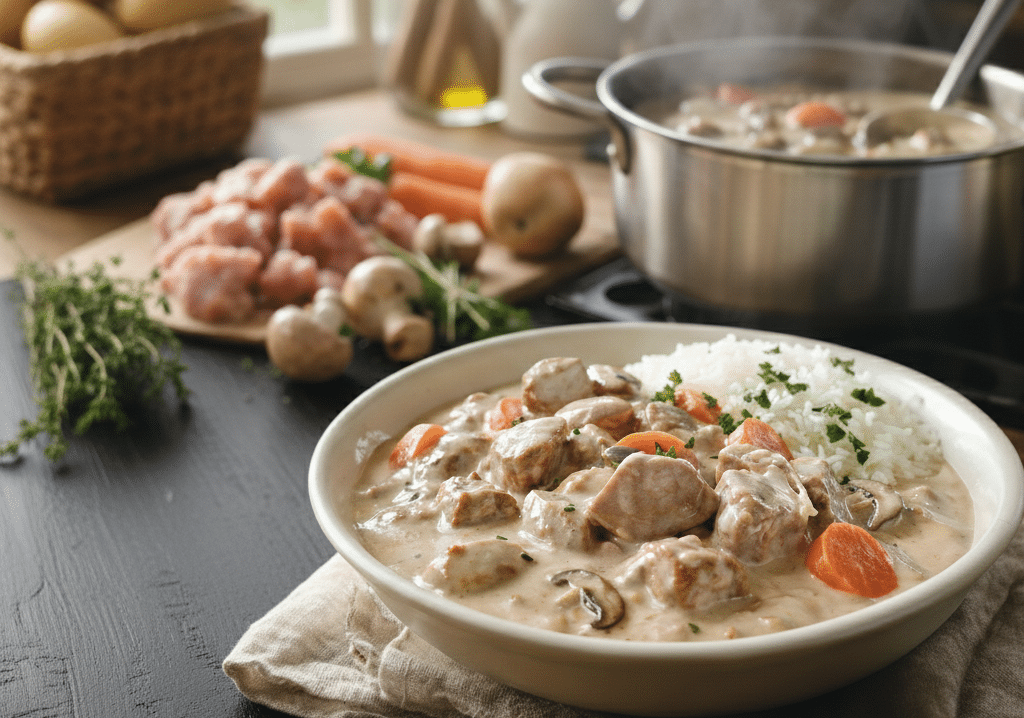 Recette de la Blanquette de Veau Recette de la Blanquette de Veau