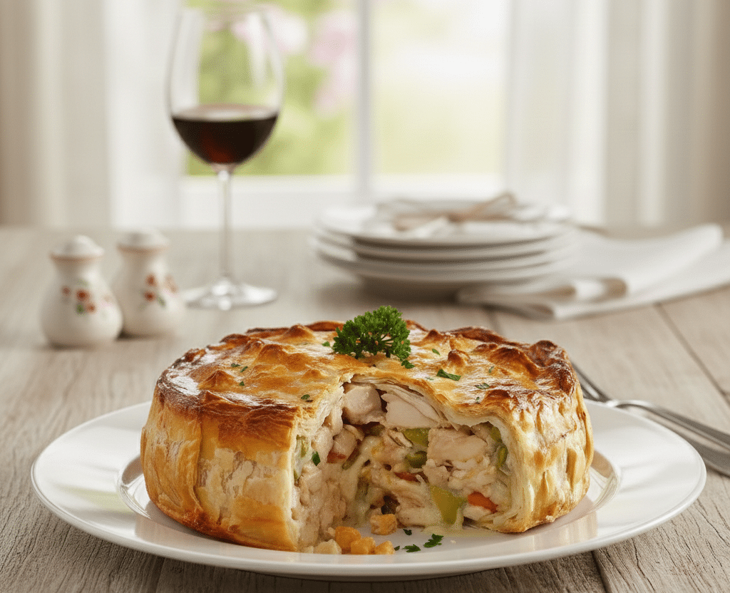 Tourte au Poulet Ultra-Crémeuse