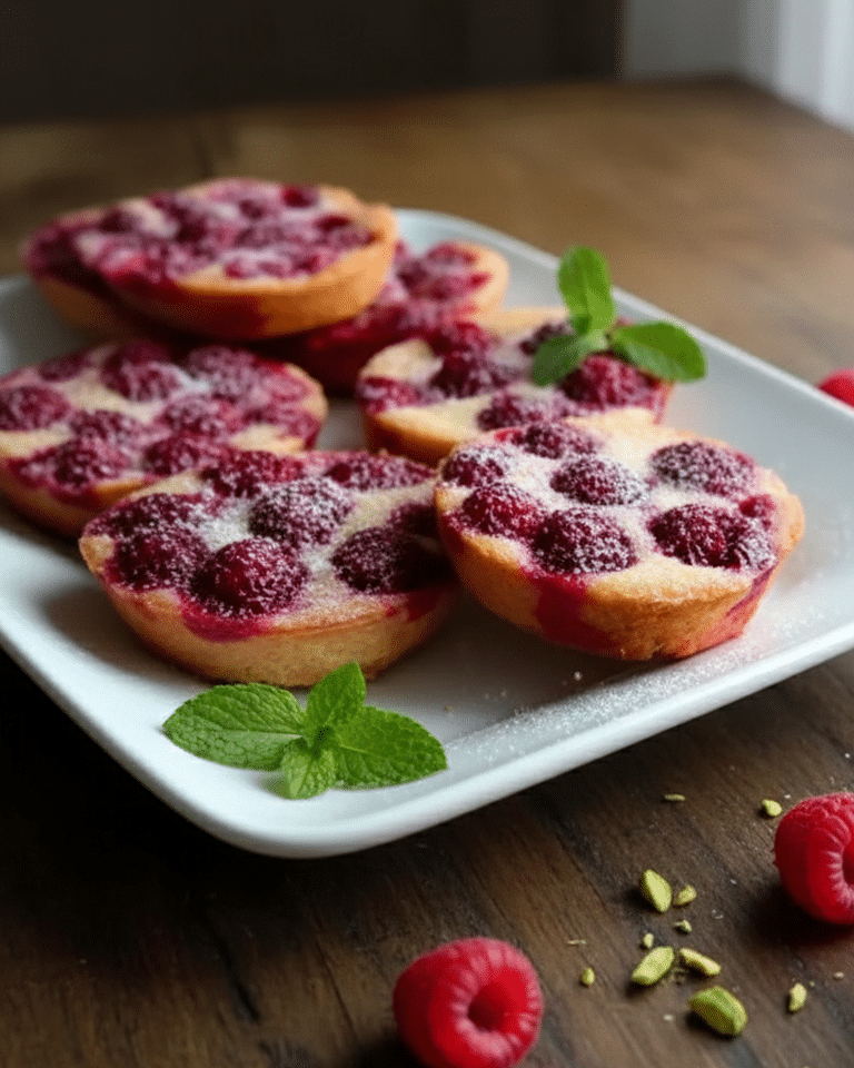 Recette Tartelettes Moelleuses aux Framboises et Amandes
