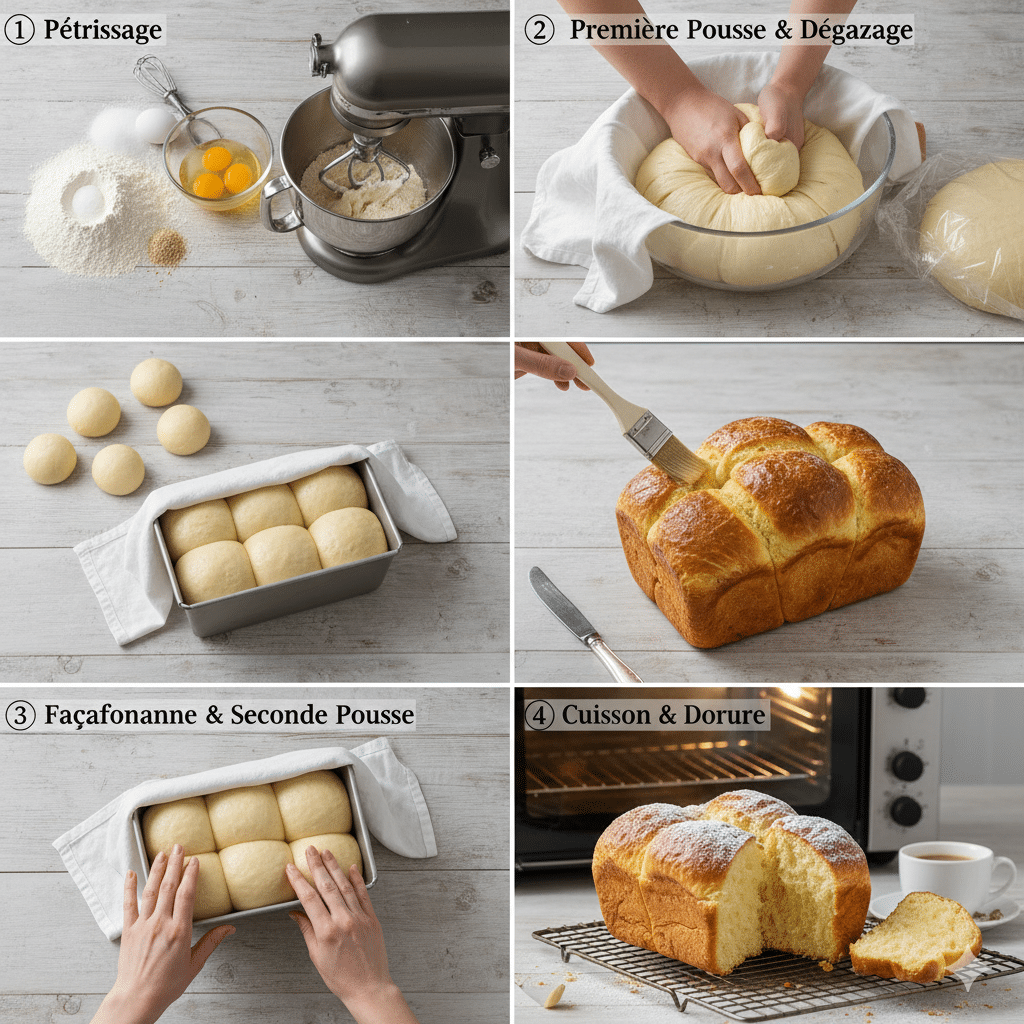 Préparation Étape par Étape: Brioche Maison Pur Beurre