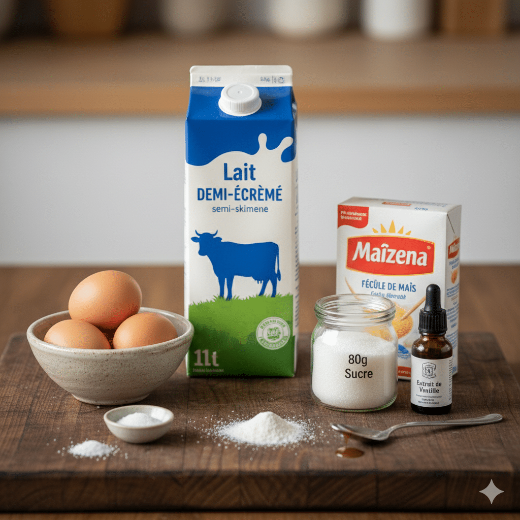 La Liste des Ingrédients : Flan léger maison sans pâte : la recette facile et saine