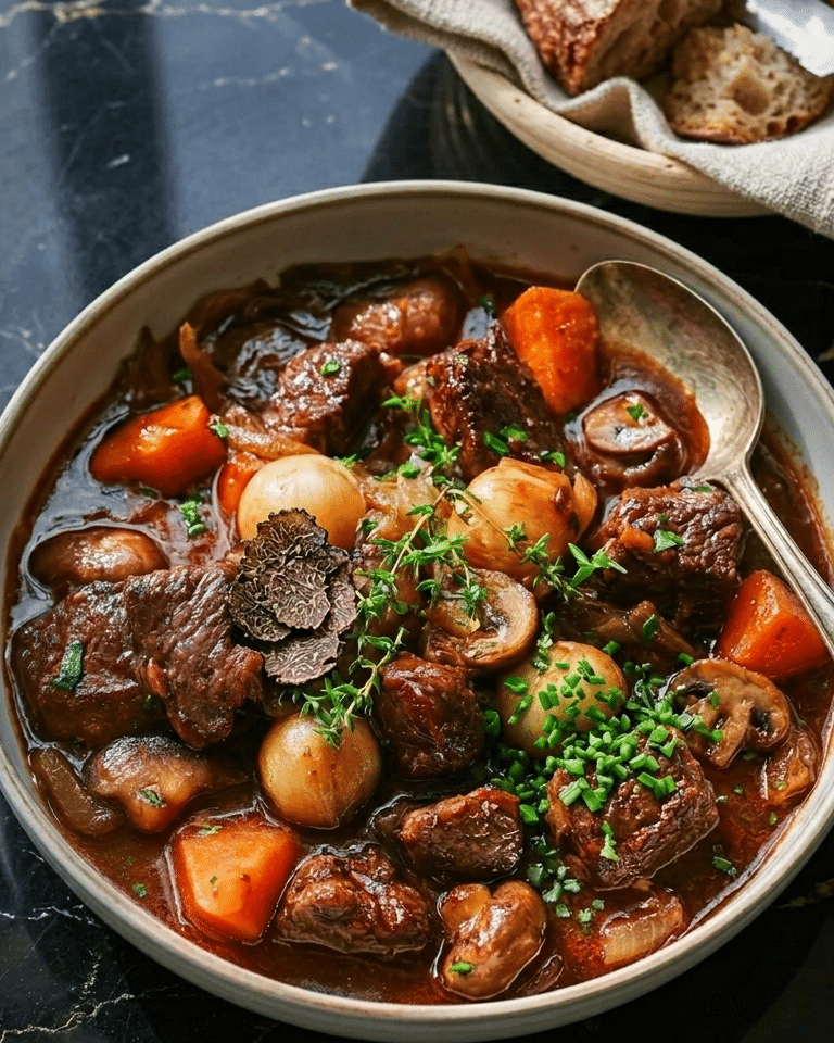 Recette Bœuf Bourguignon Traditionnel