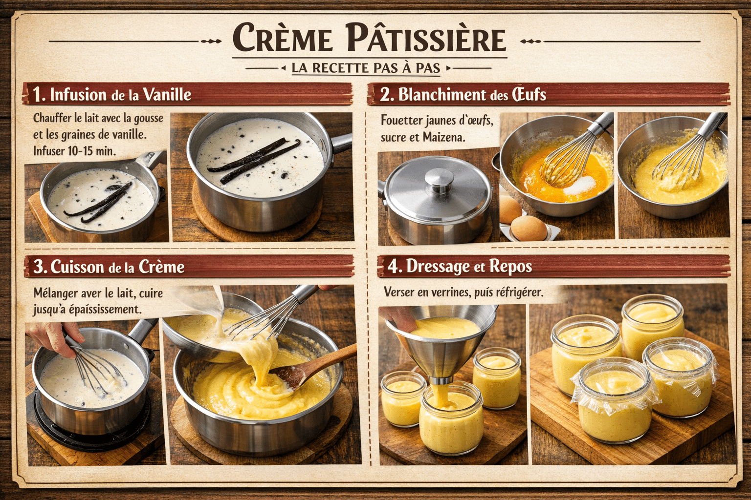 Étape par Étape: Crème Dessert Vanille Maison